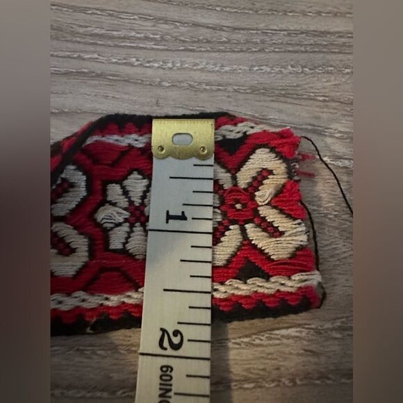 Red Burst 1960s fabric - Picture 7 of 7